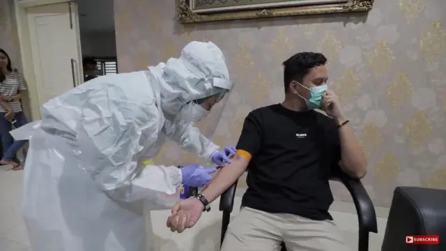 Momen keluarga Arief Muhammad jalani Rapid Test dan Swab Test