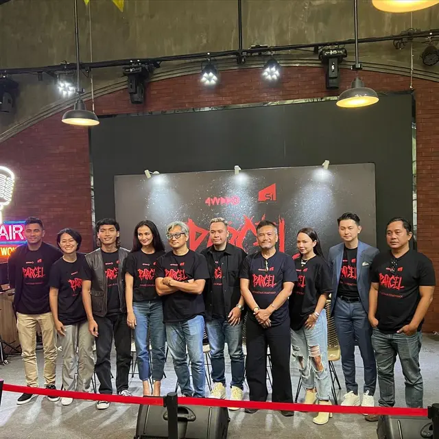 Suasana konferensi pers film The Parcel di Jakarta, Selasa (25/7/2023). (Foto: Instagram @nashrulnasir)
