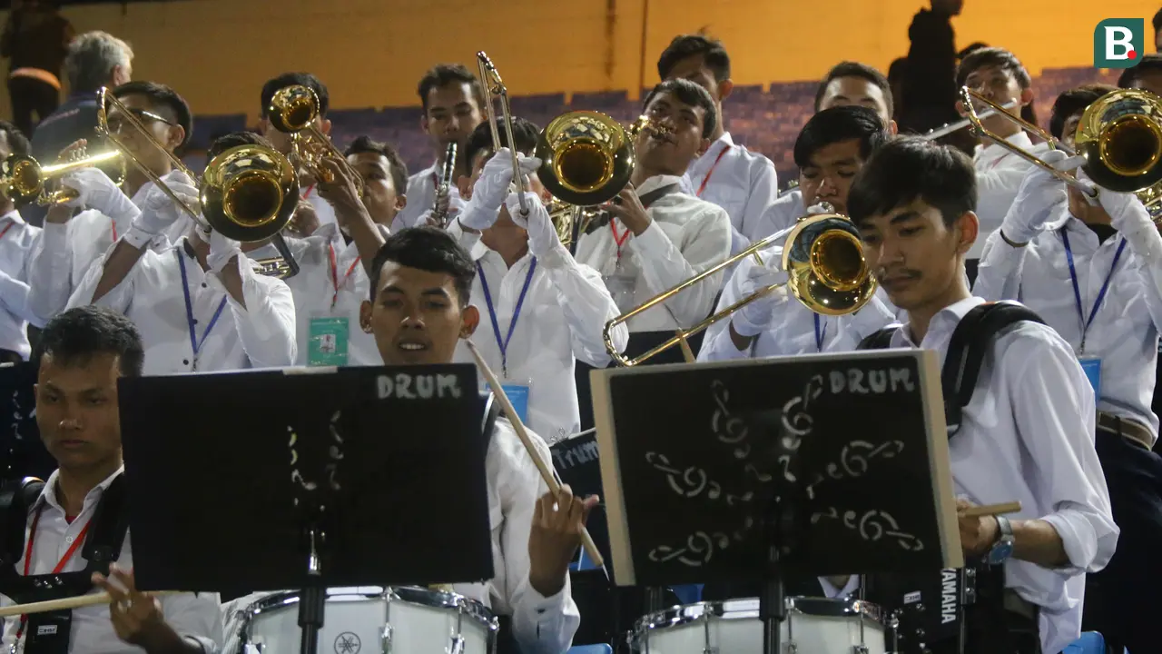 Marching Band Pelajar Kamboja