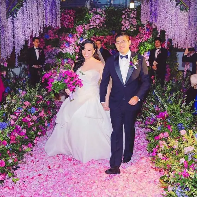 Ilustrasi Pernikahan Crazy Rich (Sumber: Elwynn&Cass)