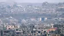 Kementerian Kesehatan Gaza mengungkap, dalam seminggu terakhir, sedikitnya 464 warga Palestina tewas ketika militer Israel bersiap untuk secara signifikan mengintensifkan invasi daratnya. (Menahem KAHANA/AFP)