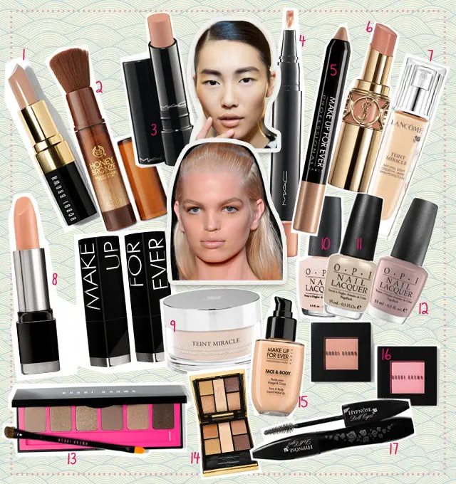 nude makeup products