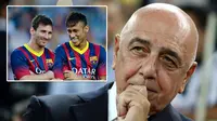 Galliani Puji Duet Messi dan Neymar