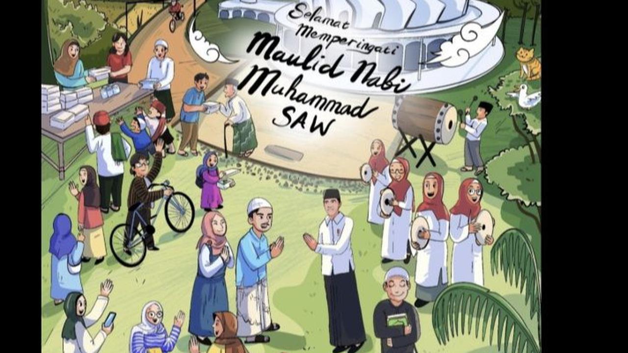 Maulid Nabi Muhammad SAW, Jokowi Ajak Masyarakat Jadikan Kehidupan Rasulullah Inspirasi Kebaikan