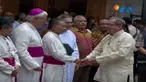 Seluruh prosesi misa tahbisan ini berlangsung khidmat hingga usai acara.