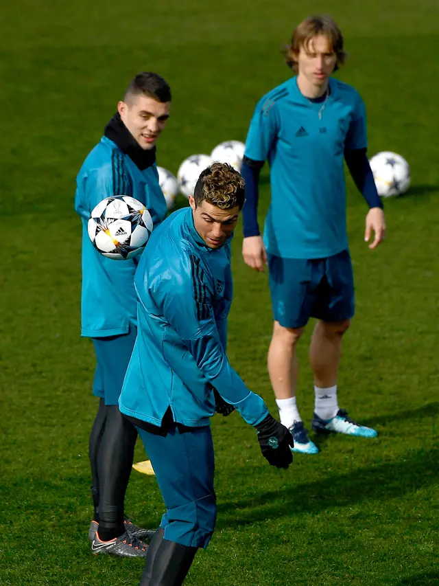 Mengintip Sesi Latihan Real Madrid Jelang Hadapi PSG