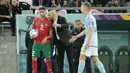 Maroko juga berhasil melaju ke babak semifinal untuk pertama kalinya dan juga menjadi negara Afrika pertama yang mencapai semifinal Piala Dunia. (AP/Ebrahim Noroozi)