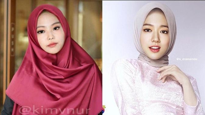 Foto Editan 7 Artis  Korea saat Pakai  Hijab  Ini Bikin 