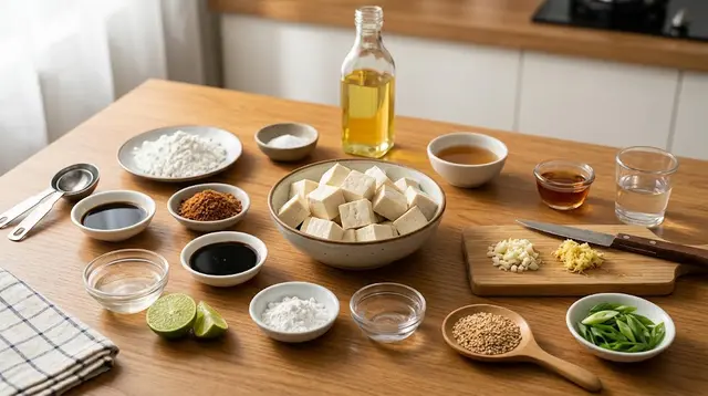 Bahan-bahan Tahu Teriyaki