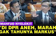 VIDEO: Jawaban Mahfud saat Dicecar Habiburokhman Soal Makelar Kasus di DPR