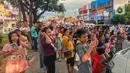 Fenomena klakson telolet atau demam klakson basuri yang digunakan bus AKAP atau pariwisata kembali ramai belakangan ini. (Liputan6.com/Angga Yuniar)