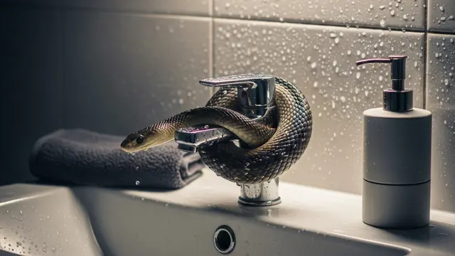 Ular di Kamar Mandi