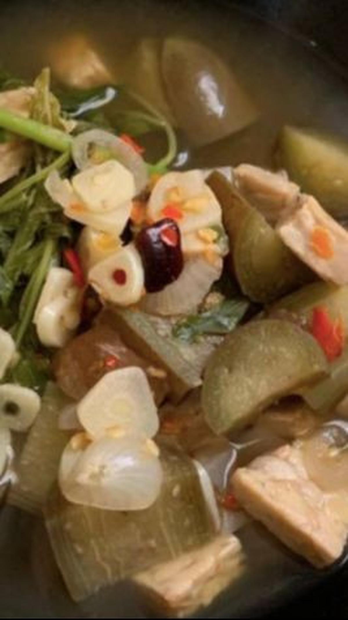 4. Sayur Asem Bayem<br>