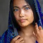 Potret Evi, gadis Jawa Barat bermata biru oleh fotografer Prancis Marius Moragues. (Dok. Instagram/@imperfectframe)