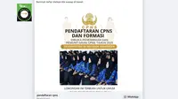 Tangkapan layar klaim link Whatsapp pendaftaran CPNS 2025.