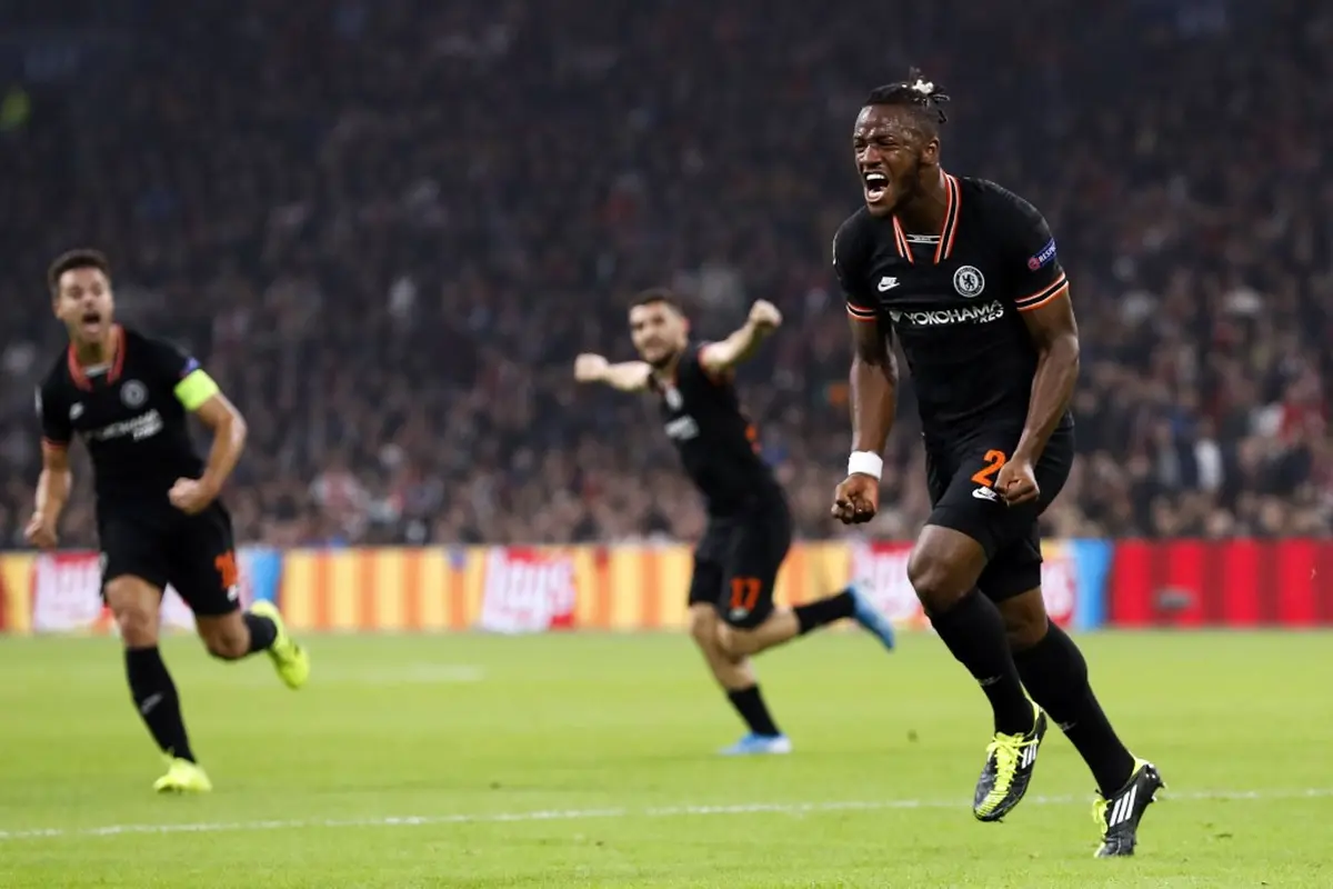 Striker Chelsea, Michy Batshuayi (MAURICE VAN STEEN / ANP / AFP)