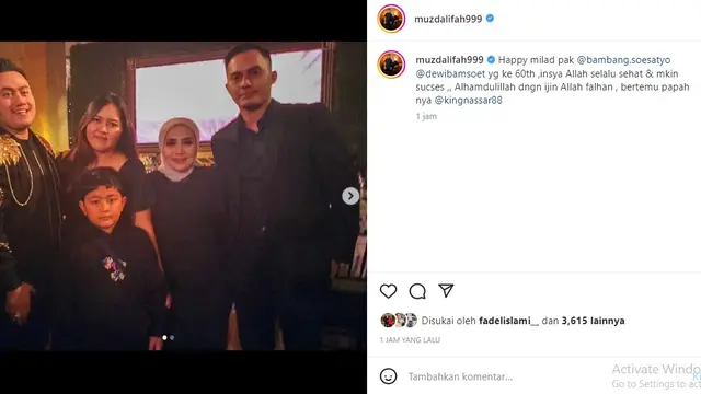 Nassar - Muzdalifah (Foto: Instagram/@muzdalifah999)
