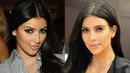 Meski bibir Kim Kardashian sudah tebal sedari dulu. Namun apa kamu melihat perbedaannya? (The Sun)