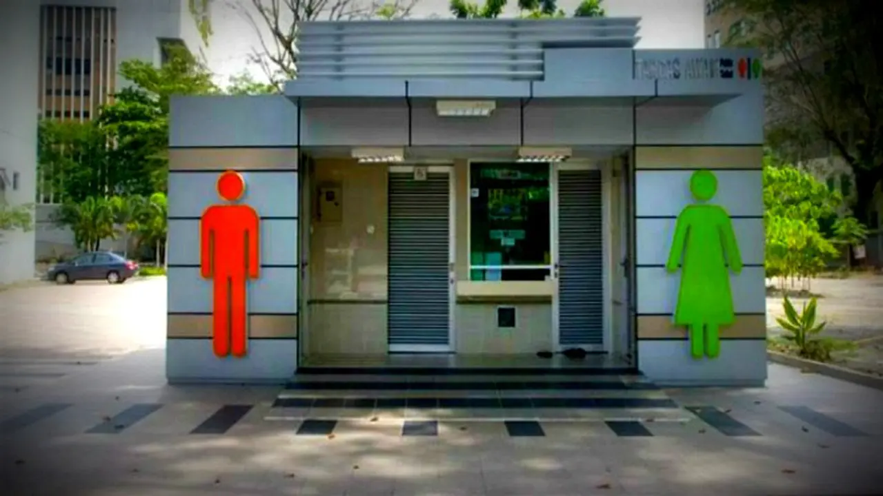 Ilustrasi Toilet Umum