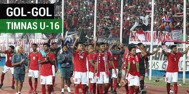 VIDEO: 17 Gol Timnas Indonesia Sementara Ini di Piala AFF U-16 2018