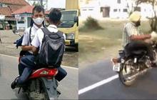 10 Potret Aneh Kelakuan Pemotor, Menimbulkan Rasa Bingung yang Tinggi