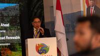 Direktur Utama PT Pertamina Geothermal Energy Tbk. Julfi Hadi dalam perhelatan Conference of Parties (COP) ke-28 di Dubai, Uni Emirat Arab, Minggu (3/12) waktu setempat.