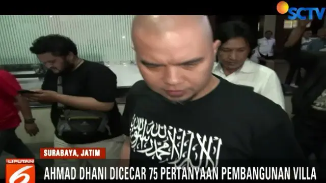 Dhani mengaku dicecar 75 pertanyaan oleh tim penyidik terkait pinjaman modal kepada pelapor atas nama Zaini Ilyas senilai Rp 400 juta.