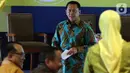Ketua MPR Bambang Soesatyo (Bamsoet) menjadi pembicara kunci dalam acara diskusi publik yang diselenggarakan Posbakum Golkar di Jakarta, Selasa (12/11/2019). Diskusi tersebut membahas mengangkat tema 'Golkar Mencari Nakhoda Baru'. (Liputan6.co/Johan Tallo)