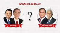 Jokowi-JK dan Prabowo Hatta (Liputan6.com/Andri Wiranuari)