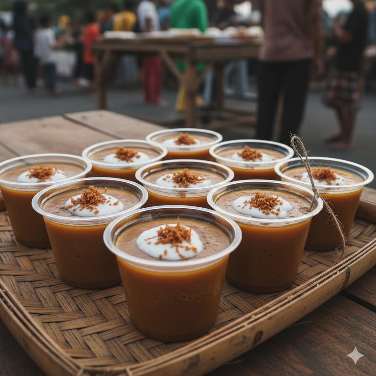 Ide Jualan Rp 1000-an Tanpa Minyak Puding Cup Mini