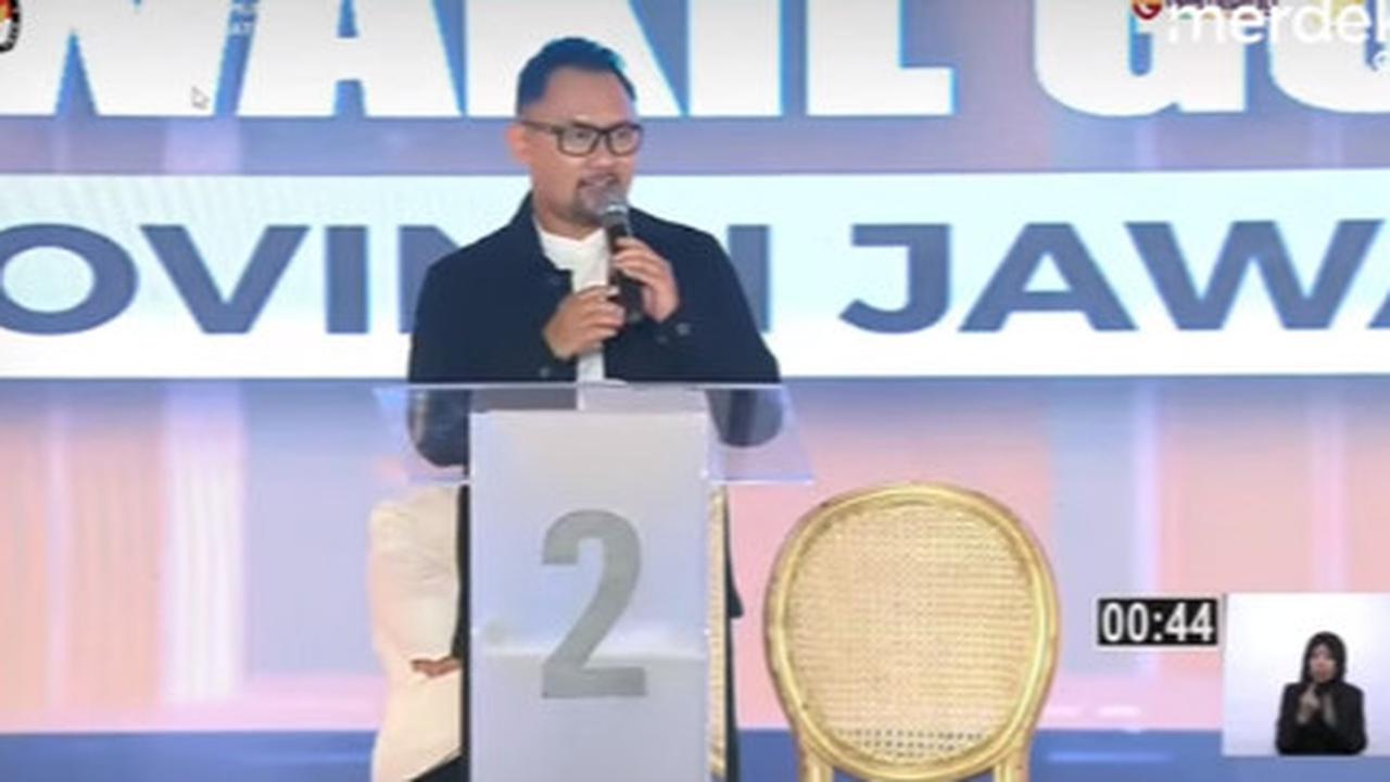 Momen Cawagub Ronald Surapradja Dikasih Obat Rahasia Sebelum Debat, Lawan Sampai Menyesal Bukannya Tidur Malah Gacor