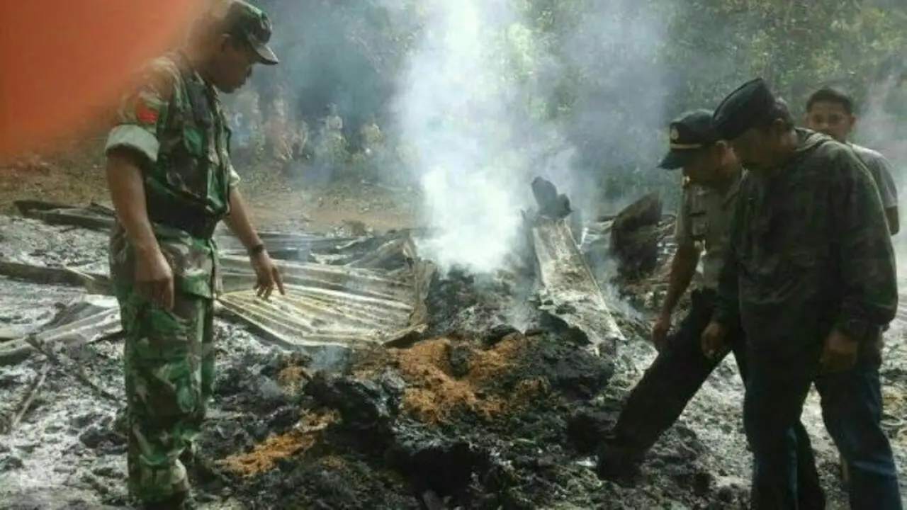 Kebakaran rumah di Bone Sulsel