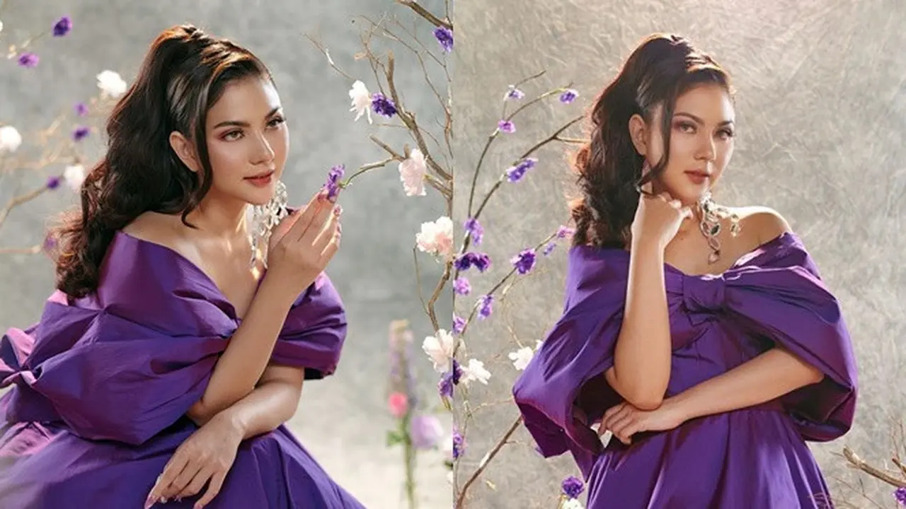6 Pemotretan Terbaru Jessica Mila dengan Gaun Ungu Ini Tampil Memesona