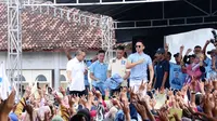 Ratusan Warga Bakau Keramat Dukung Egi-Syaiful di Pilkada Lamsel 2024