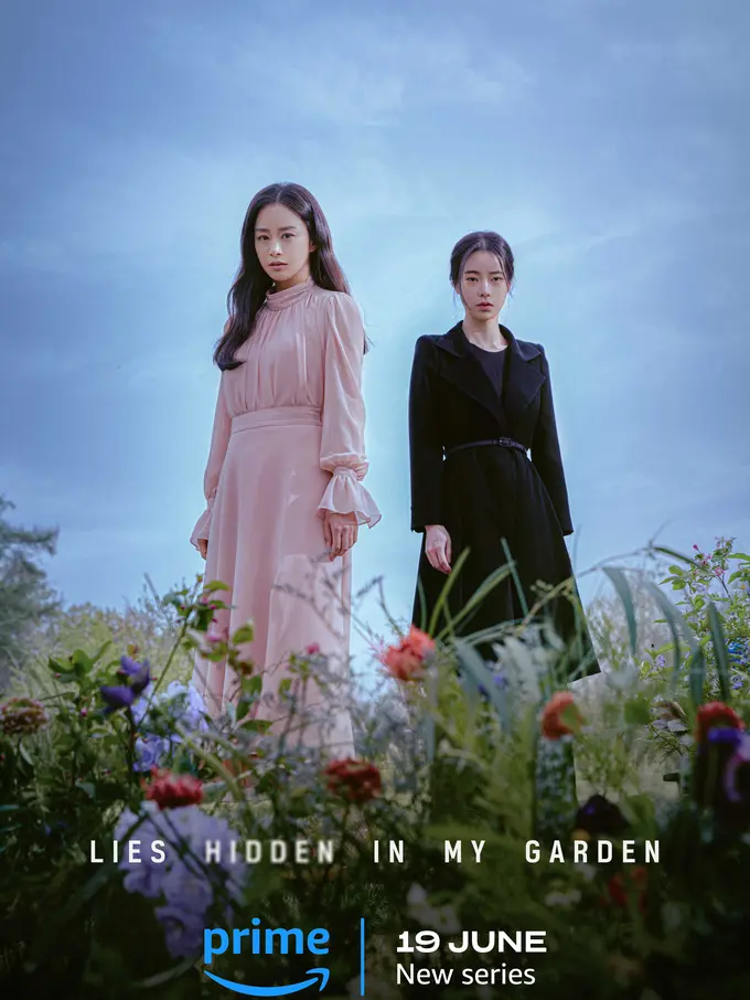 Poster serial thriller "Lies Hidden in My Garden" yang dibintangi Kim tae Hee dan Lim Ji Yeon. (Foto: Prime Video)