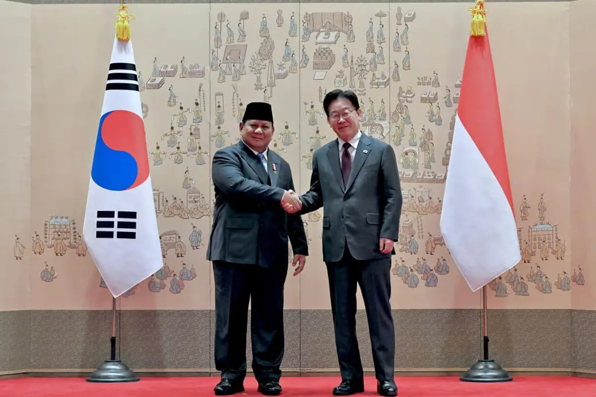 Presiden Prabowo Subianto melakukan pertemuan bilateral dengan Presiden Republik Korea Lee Jae-myung.