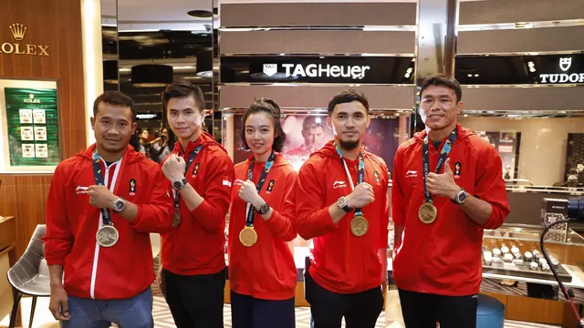 Raih Medali Emas, Lindswel Cs Dapat Jam Tangan Mewah