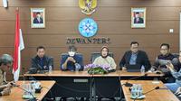 Ketua Dewan Pers, Ninik Rahayu, mengulas kondisi kemajuan hingga kemunduran pers di Indonesia sepanjang tahun 2022 di Gedung Dewan Pers, Jakarta Pusat, Selasa (17/1/2023) (Liputan6.com/Nanda Perdana Putra)