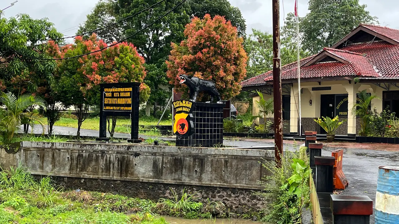 Polsek Warudoyong, Sukabumi.