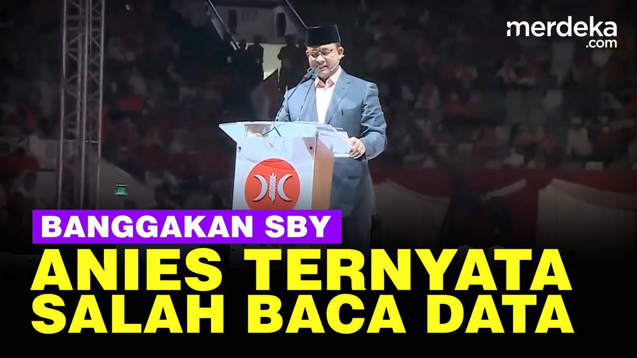 VIDEO: Banggakan era SBY Lebih Hebat dari Jokowi, Anies Disebut PUPR Salah Baca Data