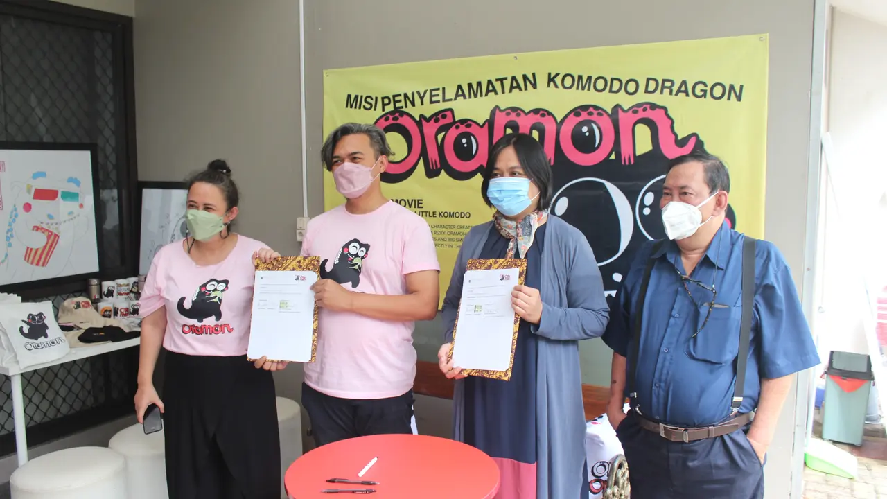 [Fimela] Film Animasi Oramon: Misi Penyelamatan Komodo Dragon