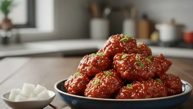 Ayam dengan saus Gochujang/Gemini AI