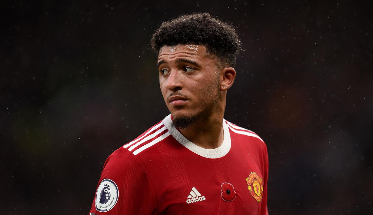 Jadon Sancho belum mampu bersinar di tangan Ole Gunnar Solskjaer meski menjadi salah satu pemain muda paling berbakat di Liga Inggris. Ia belum mampu mempersembahkan satu pun gol maupun assist dari 14 penampilannya sejauh ini. Kemungkinan, Sancho hanya butuh pelatih yang tepat. (AFP/Oli Scarff)