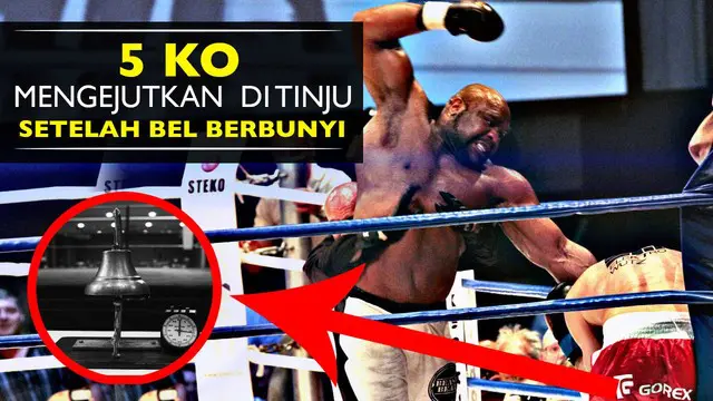 5 KO Paling Mengejutkan di Tinju Setelah Bel Berbunyi