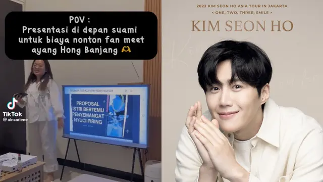 Viral Wanita Presentasi Depan Suami Selaku Donatur, Minta Restu Mau Ketemu Kim Seon Ho