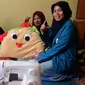 Mahasiswa Unimed ciptakan bantal anti-insomnia. (Liputan6.com/Reza Efendi)