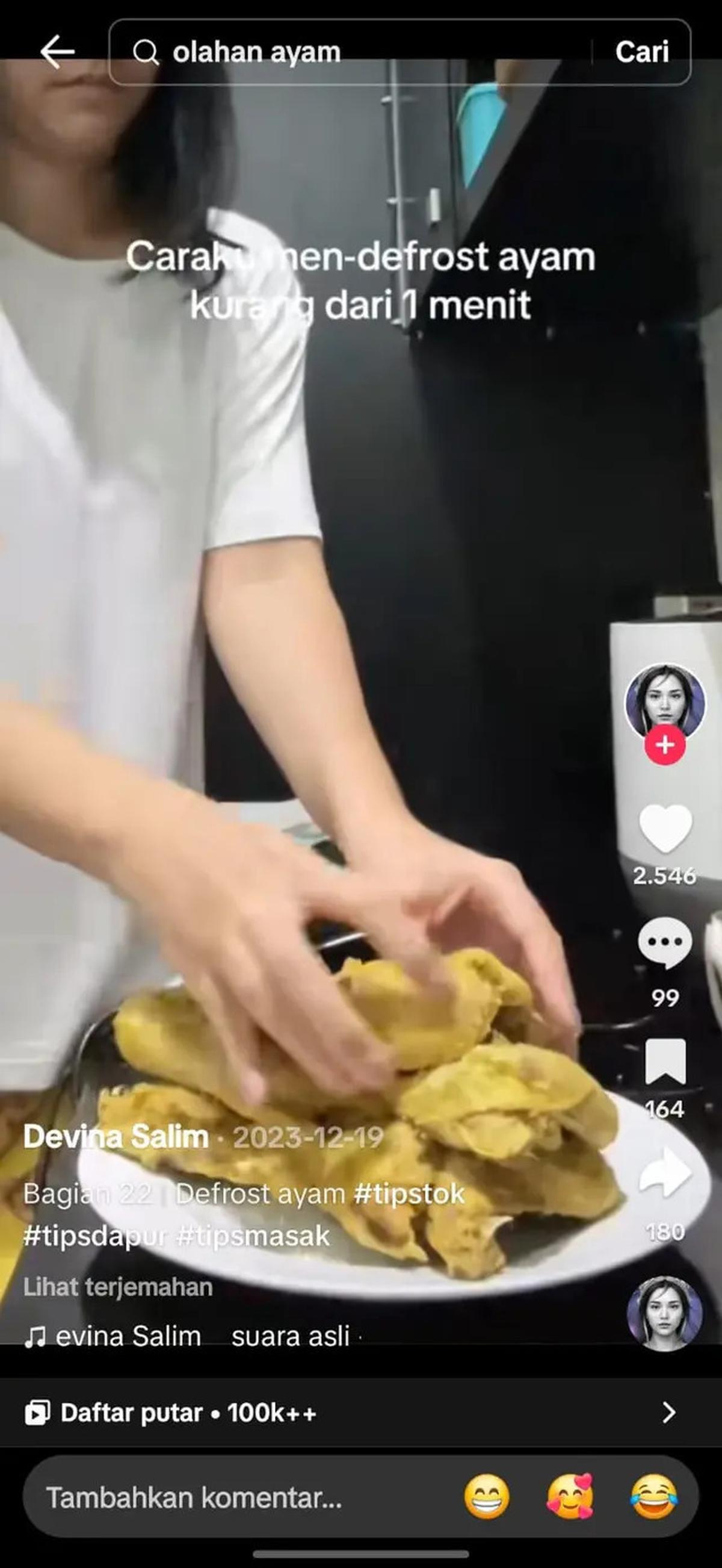 Cara Mencairkan Ayam Beku dalam 1 Menit, Hanya Gunakan Alat Ini
