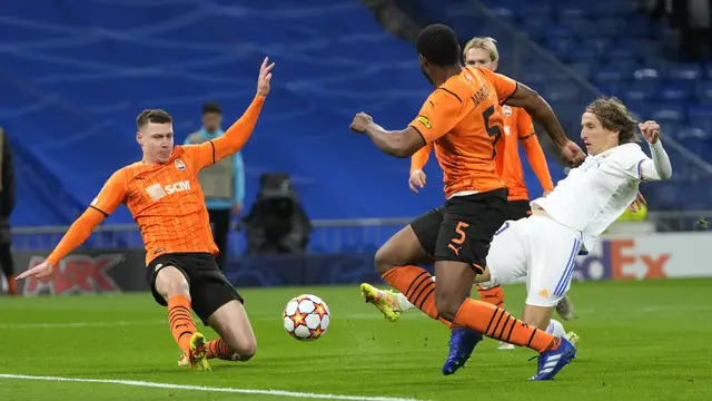 Liga Champions Real Madrid vs Shakhtar Donetsk