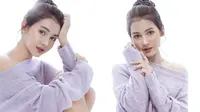 6 Foto Artis Sandrinna Michelle Tampil Flawless Ini Banjir Pujian