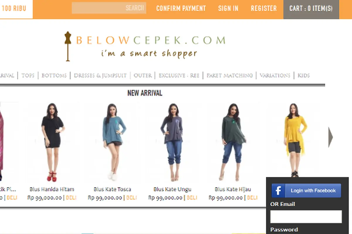 Peluang Reseller - Online Shop BelowCepek.com